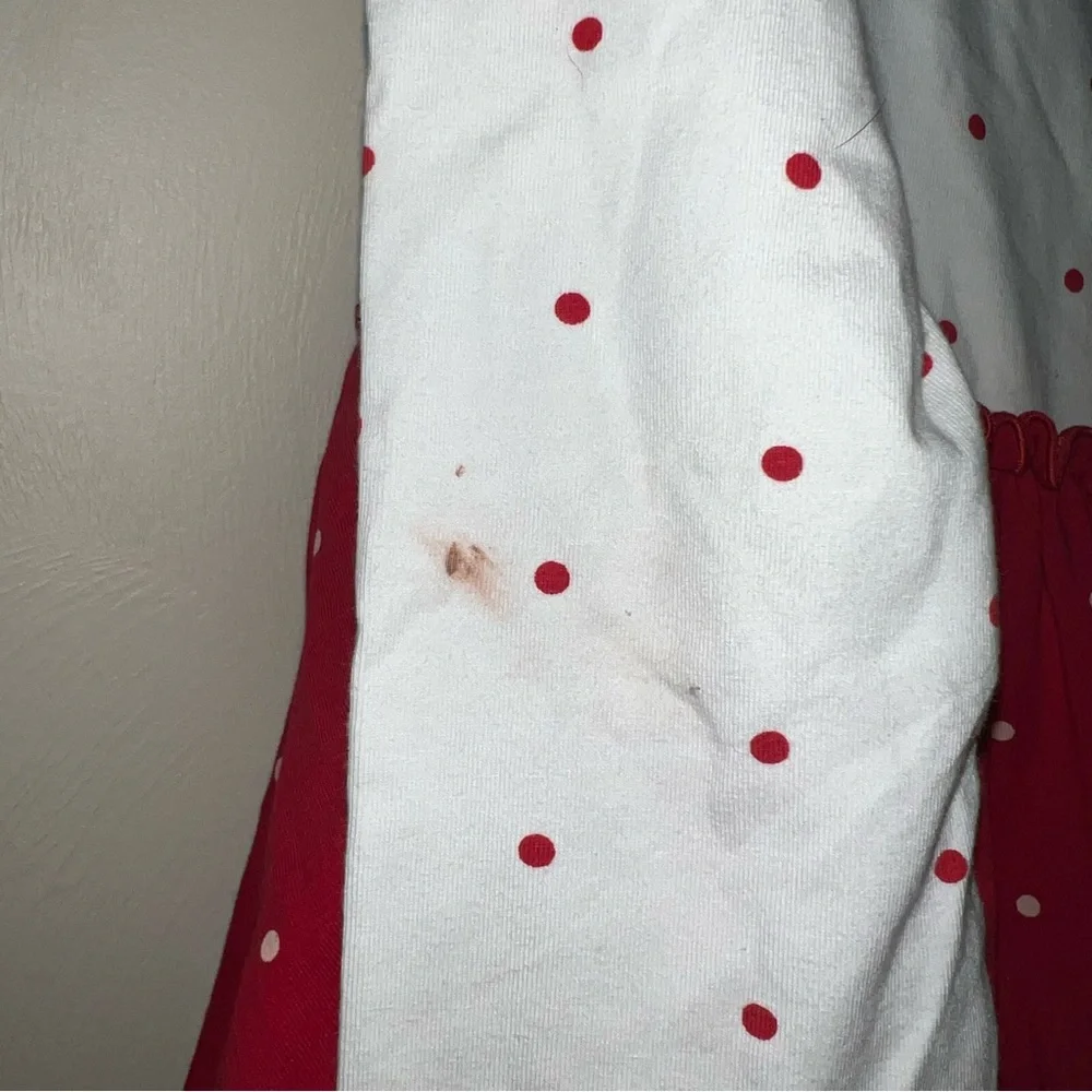 Sweethoney Polka Dot Red and White Kids Dress